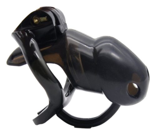 Chastity cage Karty – prémium fekete önmegtartó ketrec