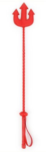 Trident Whip – 65 cm-es érzéki ostor, piros