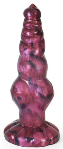 Dildo Monster Bad Twisto – ívelt, prémium dildo 20 x 7 cm