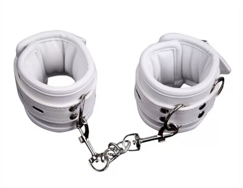 CUFF BOMB – fehér csuklókötöző készlet