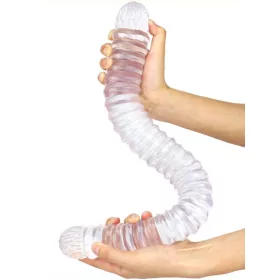 Big Tortos – átlátszó prémium dildó (55cm x 5.5cm)