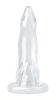Banka S – áttetsző dildó 16 x 6.5 cm