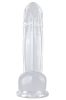 Kolk átlátszó vibrátor – 14 cm prémium élvezet