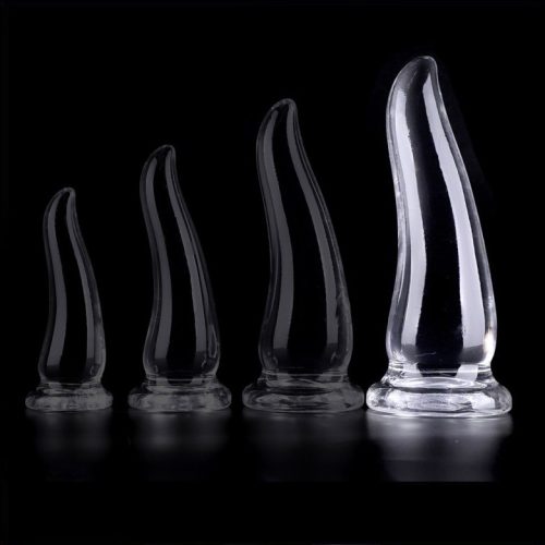 Gazox XL – átlátszó anál dildó 21 x 6,5 cm