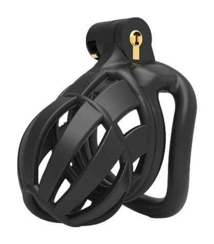 Biglea – stílusos férfi chastity cage fekete színben