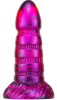 Torff – prémium, 16 cm fekete-lila dildó