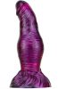 Fantasy Dildo Duxel – prémium dildó, 17 x 6cm, lila-fekete