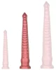Oktoop M – prémium, 43 cm-es piros dildo