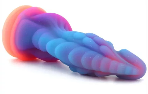 Lumy Dragon – foszforeszkáló dildó (18 x 7 cm)