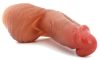 Rugalmas burkolatú, 13 cm-es péniszmodell