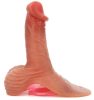 Rugalmas burkolatú, 13 cm-es péniszmodell