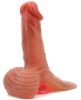 Rugalmas burkolatú, 13 cm-es péniszmodell