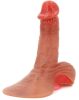 Rugalmas burkolatú, 13 cm-es péniszmodell