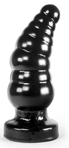Zizi Curve – érzéki alakú anális plug, fekete
