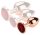 Bijou Rouge – prémium piros arany anális kiegészítő 6,5 cm