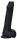 Nopi – prémium szilikon dildó, 16 cm, fekete