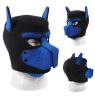 Puppy Neoprene – fekete-kék maszk kutyás dizájnnal