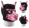 Puppy Neoprene – fekete-pink kamuflázs maszkmaszk