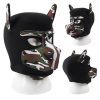 Puppy Neoprene – fekete-kamuflázs maszk kutyás stílusban