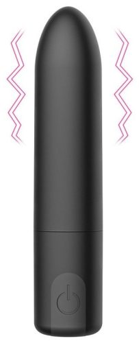 Mini Vibro Happy – érzéki vibrátor fekete színben