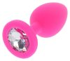 Jewelry Plug – Gyönyörű pink gyémánt popsi izgató S 6x2,8cm