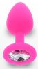 Jewelry Plug – Gyönyörű pink gyémánt popsi izgató S 6x2,8cm