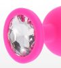 Bijou Diamond – elegáns rózsaszín anális plug L 9x4 cm