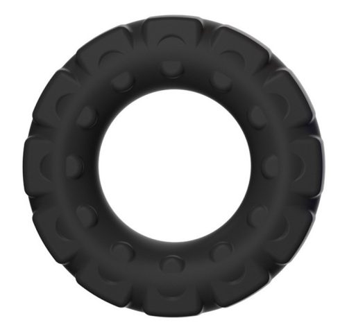 Tire Cock – prémium fekete péniszgyűrű 24mm