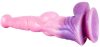 Pinky Stallion – prémium dildó, 23 x 6 cm rózsaszín-lila
