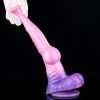 Pinky Stallion – prémium dildó, 23 x 6 cm rózsaszín-lila