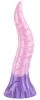 Pinky Tongue – érzéki dildó pink-lila színben 25 x 5.5 cm