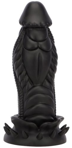 Allkus – prémium fekete dildó 20 x 7.5 cm