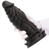 Allkus – prémium fekete dildó 20 x 7.5 cm