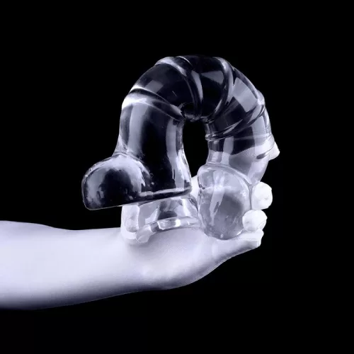 Dickannel Dildo – prémium masszírozó 19 x 5,5 cm