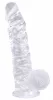 Dildick átlátszó vibrátor – prémium intim élmény 15 x 4 cm