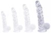 Dildick XL – átlátszó, nagyméretű dildó 19 x 5 cm