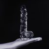 Dildick XL – átlátszó, nagyméretű dildó 19 x 5 cm