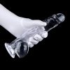 Prémium átlátszó dildo – 16 cm hosszú, 4 cm átmérőjű