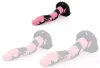 Cobra Snake Dildo – prémium, 18 cm-es fekete-rózsaszín eszköz