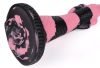 Cobra Snake M – prémium dildó fekete-rózsaszín 22 x 6 cm