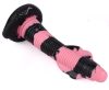 Cobra Snake M – prémium dildó fekete-rózsaszín 22 x 6 cm