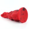 Sklirt Dildo – prémium vörös, 21 x 7 cm érzéki játék