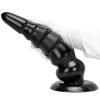 Plug Tower Up M – prémium anális kiegészítő, 32x9 cm, fekete
