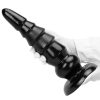 Plug Tower Up M – prémium anális kiegészítő, 32x9 cm, fekete
