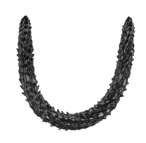 Big Silur – prémium fekete dildo (80 x 6.5 cm)