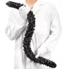 Big Silur – prémium fekete dildo (80 x 6.5 cm)