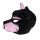 Puppy Smart Hood – stílusos, fekete-rózsaszín fejfedő