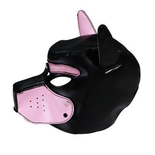 Puppy Smart Hood – stílusos, fekete-rózsaszín fejfedő