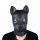 Sweety Bear – elegáns latex maszk fekete színben