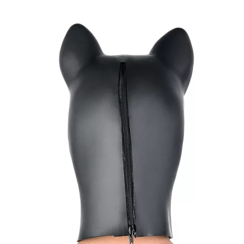 Sweety Bear – elegáns latex maszk fekete színben